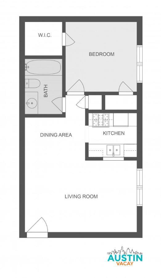 Nice Quiet Downtown Apt Pool Free Parking Όστιν Εξωτερικό φωτογραφία